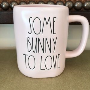 Rae Dunn - 3/$48 - ‘Some Bunny to Love’ ceremic mug. Pink. NWT Firm!
